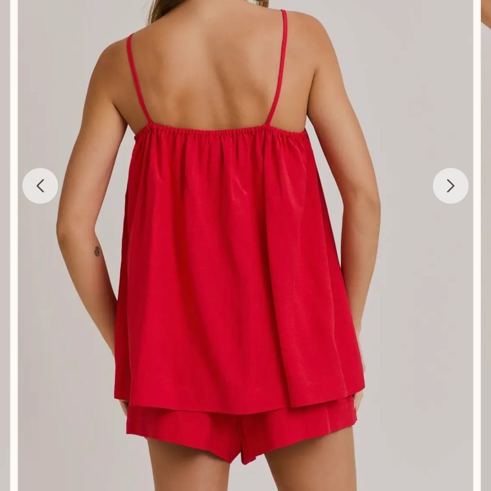 Red Short Set - Picture 2 of 4